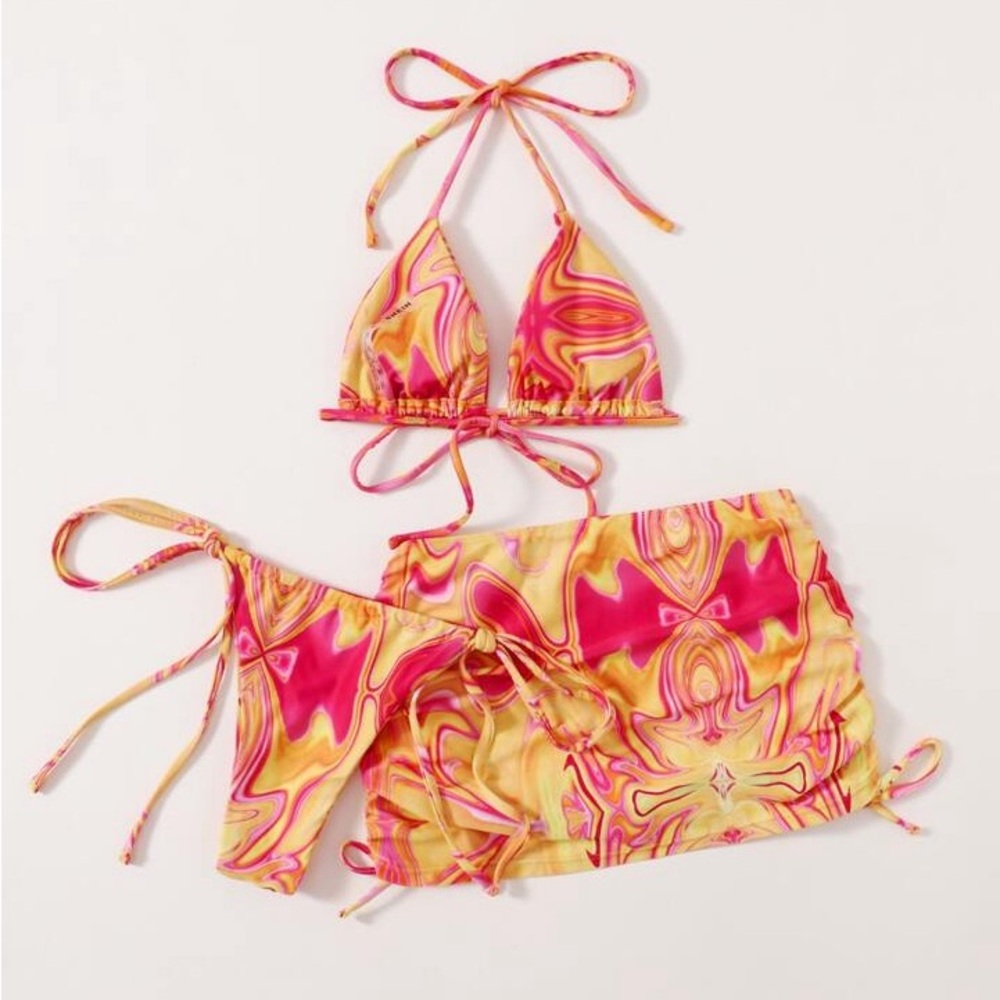 3 piece bikini set